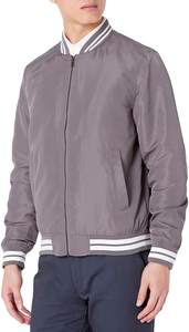 Chaqueta Bomber a prueba de viento para hombre de otoño, lona de alta calidad con cuello levantado, logotipo personalizado en la parte delantera, diseño de moda transpirable - Product Image 4