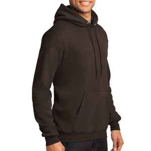 Sudadera con capucha polar de algodón transpirable para hombre con diseño de cremallera con corte extragrande relajado perfecto para ropa de calle urbana o trajes de gimnasio - Product Image 3