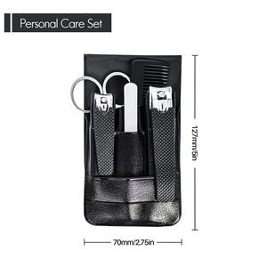 Kit d'outils de soin des ongles en métal professionnel de haute qualité avec coupe-ongles 4 en 1, style classique, sac inclus pour les soins des mains et des pieds - Product Image 6