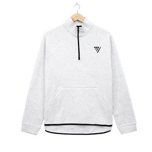 Sudadera cómoda de cuello redondo para hombre, jersey de mezcla de algodón, ropa de calle de gran tamaño, sudadera holgada - Product Image 1