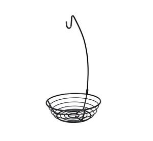 Cesta de alambre de hierro con acabado de recubrimiento en polvo negro de calidad de lujo tamaño estándar diseñado personalizado para utensilios de cocina - Product Image 6