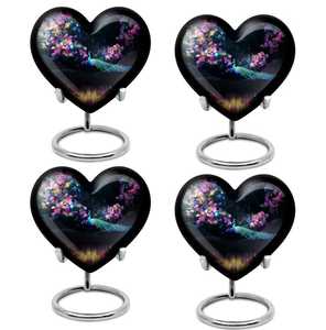 Coeur Urne Paon Urne Commémorative Pour Cendres Souvenir Crémation Personnalisée Petite Urne Faune Décorative pour Cendres Adultes - Product Image 3