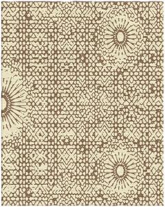 Tapis en laine noué à la main de style indien moderne 8x10 pieds, antidérapant, résistant aux taches, haute qualité, pour salon, bureau, prière - Product Image 1