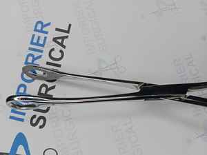 Fórceps de sujeción de esponja Foerster, mandíbulas dentadas rectas, acero inoxidable de grado quirúrgico - Product Image 2