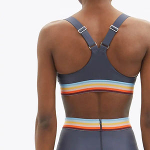 สปอร์ตบราสำหรับผู้หญิงเสื้อผ้าออกกำลังกายขนาดพิเศษน้ำหนักเบามีโลโก้ด้านหน้ารองรับสูงมาใหม่คุณภาพสูง - Product Image 4