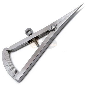 Pied à coulisse droit Castroviejo dentaire de qualité supérieure 0-20mm 3.25 "pied à coulisse de mesure chirurgical Instruments médicaux en acier inoxydable - Product Image 1