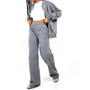 Último diseño de invierno de talla grande, chándal ecológico para mujer, ropa de correr, ropa de calle, 100% algodón, transpirable, a prueba de viento, el mejor - Product Image 1