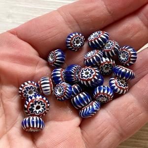 ลูกปัดแก้วลายเนปลาเลสทำด้วยมือลูกปัดแก้วลายบั้งหลายชั้นลูกปัดสำหรับการค้าเครื่องประดับขายส่งเป็นจำนวนมาก - Product Image 1