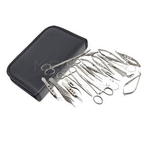 Juego de instrumentos microquirúrgicos oftálmicos manuales profesionales con herramientas artesanales precisas reutilizables y ecológicas - Product Image 1