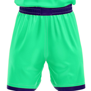 Uniforme de basket-ball respirant à séchage rapide Summers pour adultes 100% Ensemble maillot et short en polyester Nom d'équipe personnalisé Design unique - Product Image 3