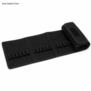 Pochettes de rangement industrielles haut de gamme multi-emplacements en toile pour outils, matériel et instruments, à compartiments segmentés, enroulables et utilitaires - Product Image 3