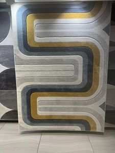 Attantive Finest, alfombra suave de poliéster de doble cara curvada a mano, alfombras y juegos duraderos para la decoración del hogar - Product Image 5