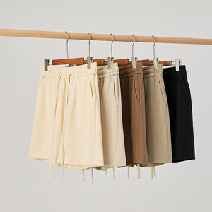 Pantalones cortos de algodón 100% personalizados para hombre, pantalones cortos de entrenamiento para hombre, pantalones cortos deportivos para correr para hombre - Product Image 2