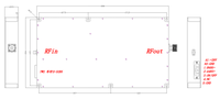 ATNJ personalizado de banda ancha 20-700MHz Gan amplificador de banda ultra alta potencia Gan amplificador para 2G 3G 4G 5G