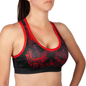 Soutien-gorge de sport en maille respirante Super douce pour femmes Bon prix Fitness Training Workout Wear One Shoulder Crop Sports Bra - Product Image 4