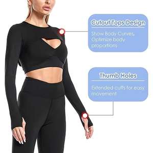 2023 nueva Ropa Deportiva Mujer de talla grande ropa atlética entrenamiento deporte traje Activewear conjuntos de Yoga sin costuras Fitness - Product Image 6