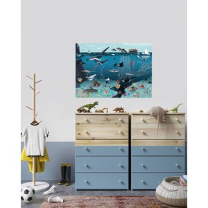 Arte Mural del Mundo Submarino para Niños, Papel Mate de 170 Gsm - Product Image 4