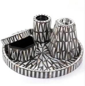 Ensemble de plateaux à bakhoor et mubakhar en bois, design moderne, brûleur d'encens carré, pour la maison, l'hôtel, le restaurant, cadeau de festival, décoration, cadeau. - Product Image 2