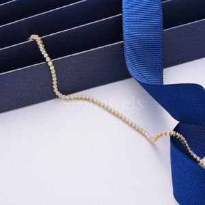 Elegante pulsera de tenis de plata esterlina para mujer, joyería clásica de diamantes CZ con circón para regalos y fiestas - Product Image 2