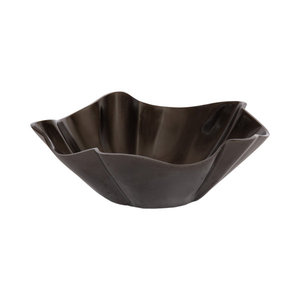 Bol décoratif en métal écologique de haute vente couleur de chocolat de forme irrégulière Unique pour la fête de stockage de collations de fruits indien - Product Image 2
