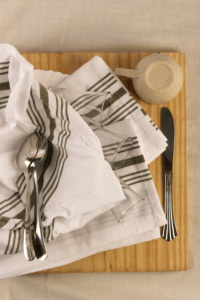 Serviette bistro 100% coton-Vert olive durable à séchage rapide tissé pour un usage domestique - Product Image 5