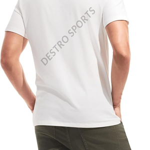 Camiseta para hombre, venta al por mayor, camisetas de verano para hombre, personaliza tu propio logotipo en la parte delantera y trasera, ropa informal de moda transpirable - Product Image 4