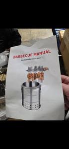 Calentador de Patio de Acero Inoxidable para Kebab, Parrilla de Carbón sin Humo, Asador Portátil Moderno de 2000W para Camping y Picnic - Product Image 1