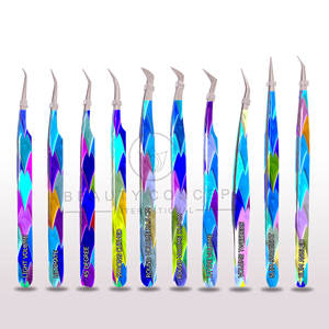 Pince à épiler d'extension de cils de couleur précise, confortable et facile à utiliser, parfaite pour créer de belles extensions de cils durables - Product Image 2