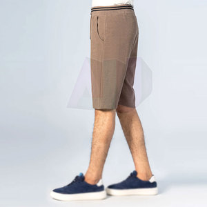 Pantalones Cortos Casuales de Verano para Hombre, 100% Algodón, Tela Ligera Ecológica, Estilo Moderno, Limpio y Relajado - Product Image 4