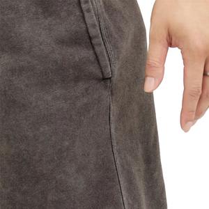 Pantalones cortos a granel en blanco unisex pantalones cortos lavados con ácido desgastado vintage algodón de rizo francés con borde crudo - Product Image 6