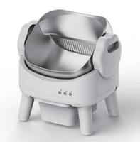 Litière pour chat autonettoyante automatique avec télécommande APP, grande capacité de 74 litres, protection de sécurité, conception ouverte