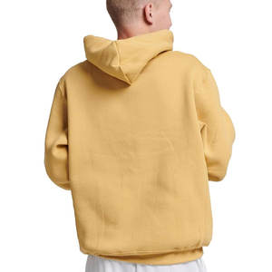 Automne hiver jeunesse lâche décontracté 345gsm solide Logo personnalisé imprimé coton blanc décontracté luxe sweats à capuche - Product Image 5