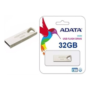 Unidad Flash USB 2.0 Adata UV210 de 32 GB, Estilo Llave Metálica Plateada con Logotipo Grabado, Capacidad de 4 GB y 64 GB, Embalaje en Caja, Opción de Regalo - Product Image 2