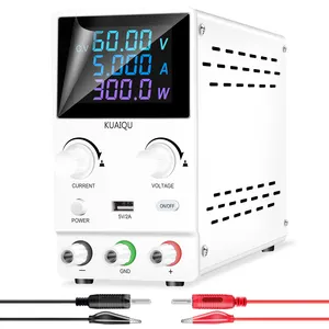 KUAIQU SPPS-B605D Variável 60V 5A 4 dígitos Display LED DC Comutação De Alimentação Fábrica Teste De Manutenção Regulador De Tensão