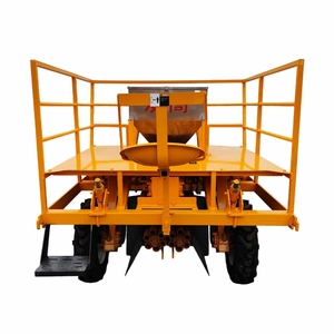 Semoir <span class=keywords><strong>de</strong></span> manioc à une rangée monté sur tracteur, type à insertion, avec engrenage simulant la plantation manuelle traditionnelle, coupe les graines, plante et fertilise - Product Image 5