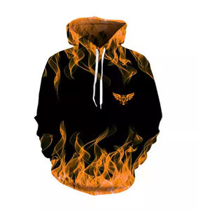 Sweat à capuche uni à épaules tombantes Mode Distressed Acid Washed Plus Size Hommes 100% Cotton Fleece Hoodies & Sweatshirts - Product Image 2