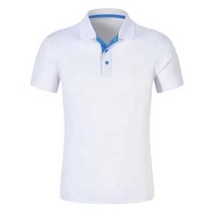 Venta al por mayor de los hombres de las mujeres del equipo de golf Polo camisa de impresión personalizada del logotipo de algodón suave de poliéster cuentas cortas en relieve camisetas - Product Image 6