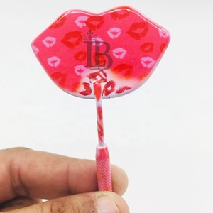 Miroirs à Lèvres et Cils de Qualité Supérieure, Miroirs à Lèvres Rouges en Acier Inoxydable, Tendance Actuelle, Miroirs pour Extensions de Cils et Lèvres, Offres avec Logo - Product Image 5
