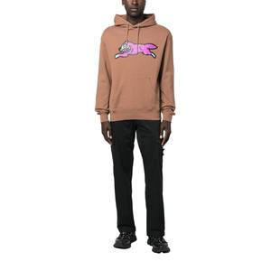 Sweat à capuche à épaules tombantes en coton 100% pour homme, logo personnalisé, coupe régulière, impression personnalisée en relief ODM - Product Image 1