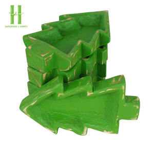 MÁS VENDIDO Cuenco de Madera para Masa, Cuenco de Madera Hecho a Mano de Alta Calidad para Velas, para Fiestas, Procedente de Vietnam - Product Image 4