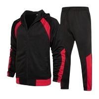 ชุดวอร์มสองชิ้นสำหรับผู้ชายชุดออกกำลังกายฟิตเนสยิมชุดออกกำลังกาย - Product Image 3