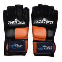 Gants de boxe en cuir de vache véritable pour le sparring, le grappling MMA, le Muay Thai, le sac de sable, l'UFC, et le Sanda à doigts entiers