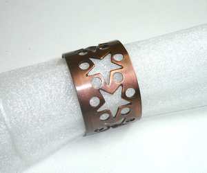 Anneau de serviette en fil métallique de qualité supérieure, élégant, pour mariage et fête, en métal, pas cher et raisonnable - Product Image 5