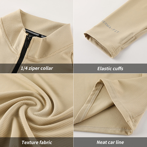 . Pull moderne quart de zip de golf parfait pour les chaudes journées ensoleillées sur le parcours ou la plage avec tissu à séchage rapide - Product Image 2