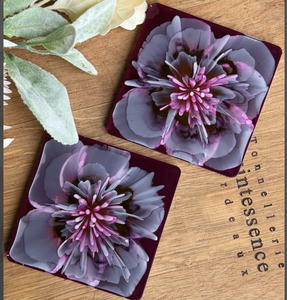 Sous-verres modernes en résine parfaits pour les tables basses et les salles de séjour Décoration de table de chevet Sous-verres en résine - Product Image 6