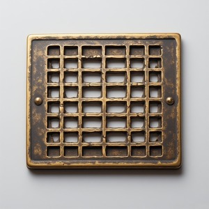 Modern Design Brass Material Wide Rugged Grate for Bathroom Use Efficiently Captures Large Volumes of Rainwater Runoff - Product Image 5
