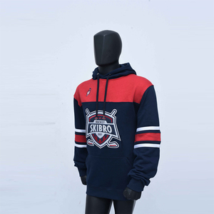2025 nouveau maillot de Hockey de haute qualité sweats à capuche sur mesure hiver polaire 100% coton surdimensionné solide motif lacets inclus - Product Image 3
