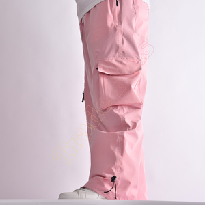 Pantalon de ski et de snowboard personnalisé OEM fabricant de haute qualité unisexe Baggy cordons multi-poches coupe-vent - Product Image 4