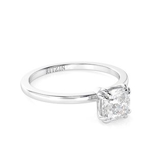 3.00ct Bague de fiançailles solitaire en diamant taillé coussin pour femme - Product Image 4