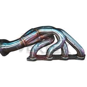 Sistema de Escape Electrónico Vortex de Acero Inoxidable con Válvula Dorada para Ferrari 430, Sección Completa Catback con Colector y Tubo de Bajada - Product Image 6